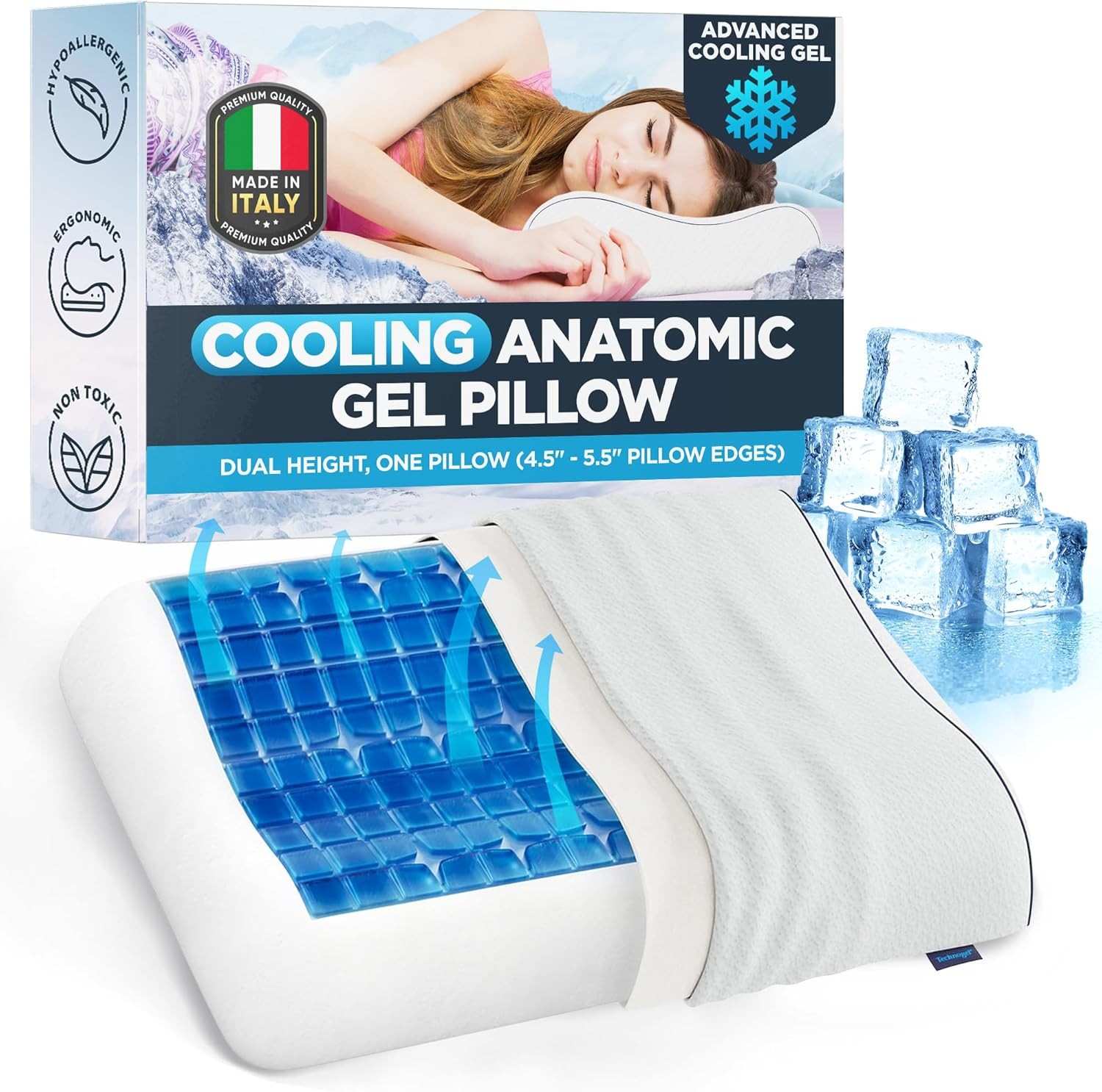 Technogel Cooling Gel Pillow - Customer Return