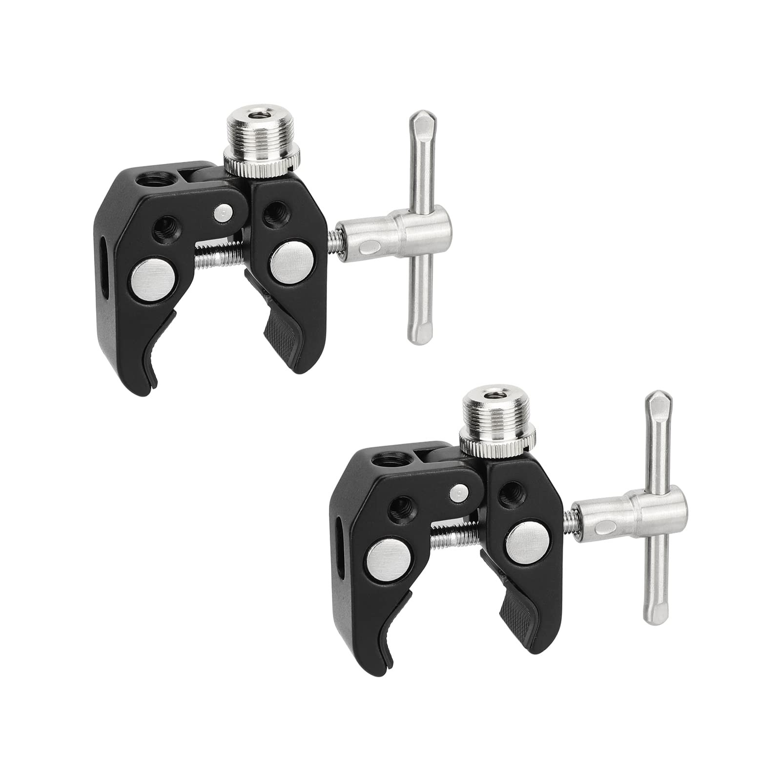 Super Crab Clamp with 5/8"-27 Thread Adapter for Microphones 2-Pack - 3124