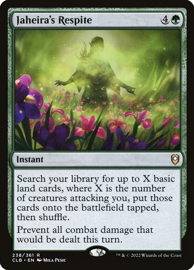MTG - Jaheira's Respite - CLB 238/361 - Battle for Baldur's Gate - Rare - Magic
