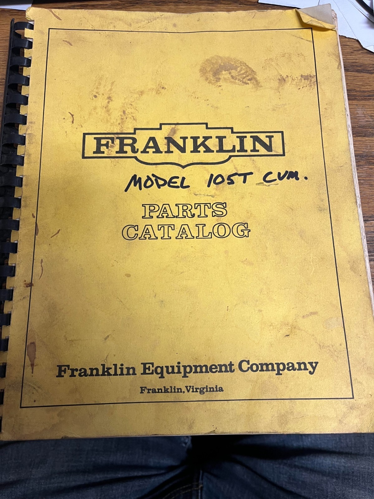Franklin  Parts Catalog