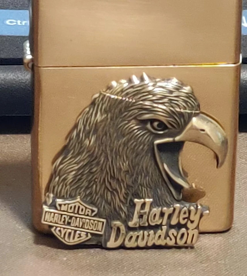 1 piece Brass Harley Young Eagle Statue DIY sticker suitable