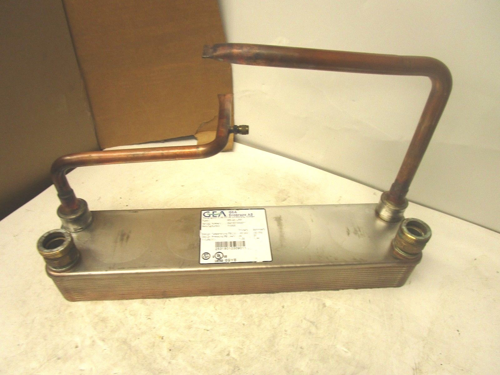 GEA ECOBRAZE M25-24-L2G2 PLATE HEAT EXCHANGER 30 PSI