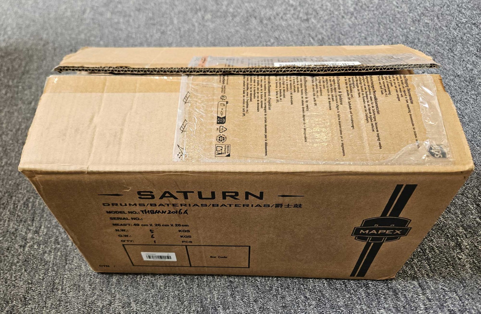 Mapex Saturn & Saturn Evolution 20" Bass Drum Mount Assembly #THBMN2016A