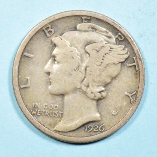 1926 Mercury Dime ~ XF EXTREMELY FINE ~ US 90% Silver US Coin Collectible
