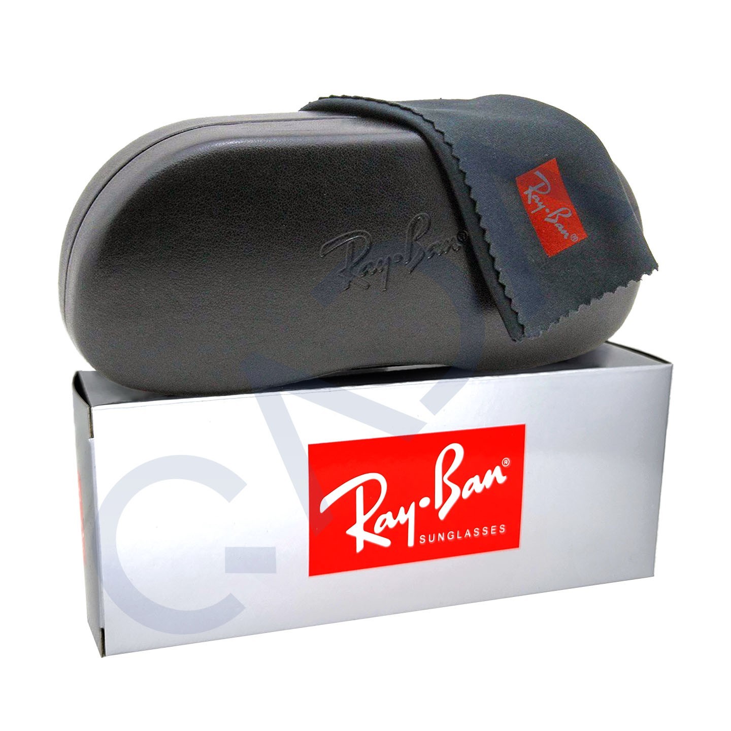 Ray ban Universal Medium Hard Case for Sunglasses & Eyeglasses w/Cloth & Giftbox