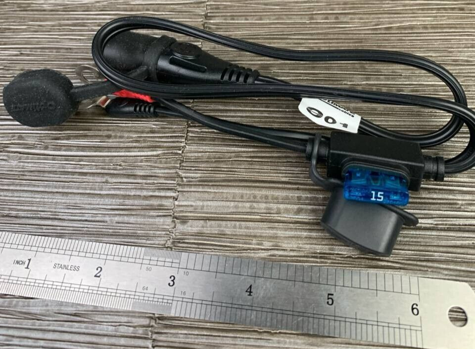 TecMate OptiMate w/15A Fuse O1 Quick Connect Weatherproof Battery Cable