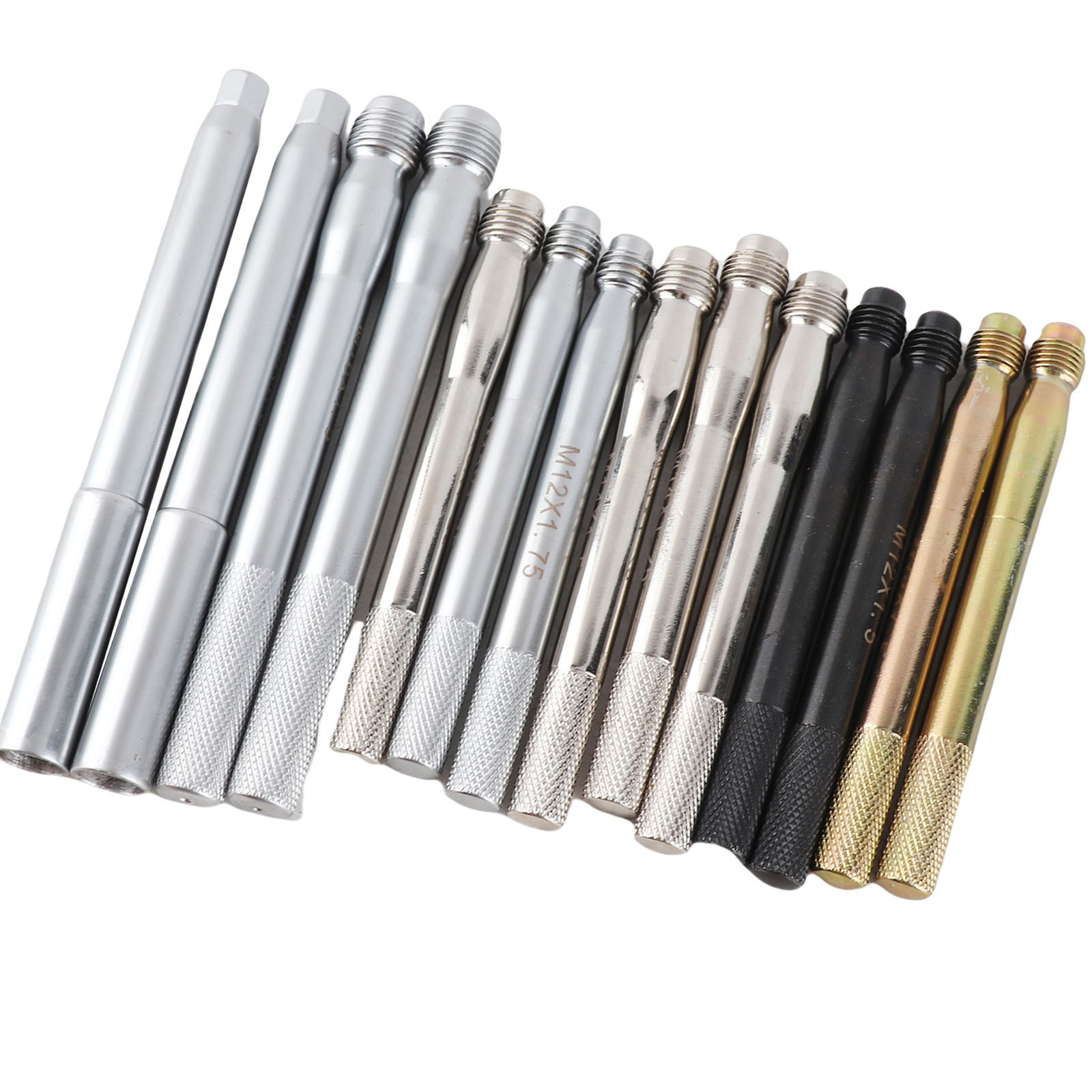 New 14 PCS Wheel Stud Alignment Pin Carbon Steel Wheel Alignment Balancing Guide