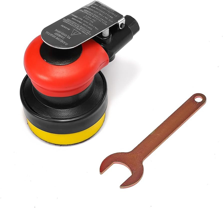 3" Mini DA Air Sander for Corner,3 Inch Finishing Palm Pneumatic Sander Tool