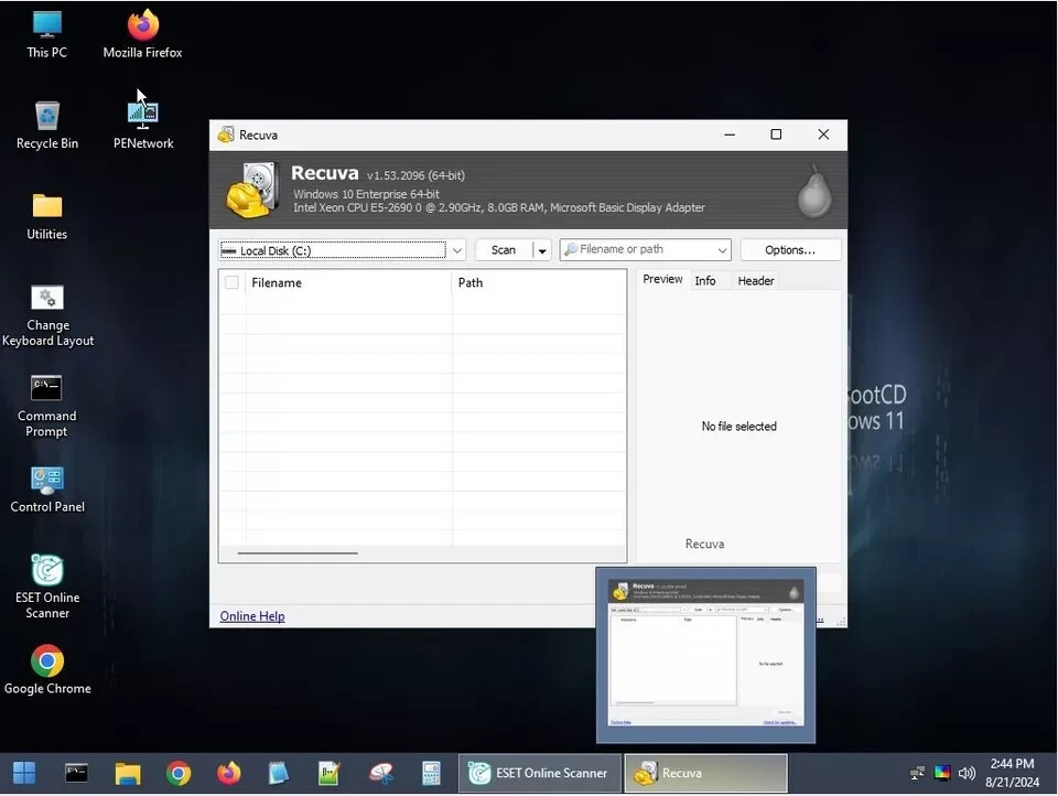 Hiren’s Boot 2025 Version ~ Computer Diagnostic Repair Data Recovery ~ 99+ Tools