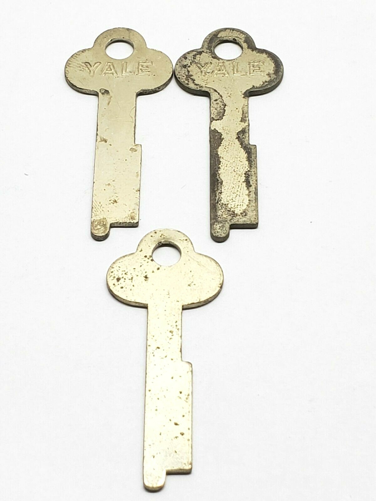 Yale by Ilco Original 1243D Flat Steel Key Blanks, Set of 3 - Locksmith