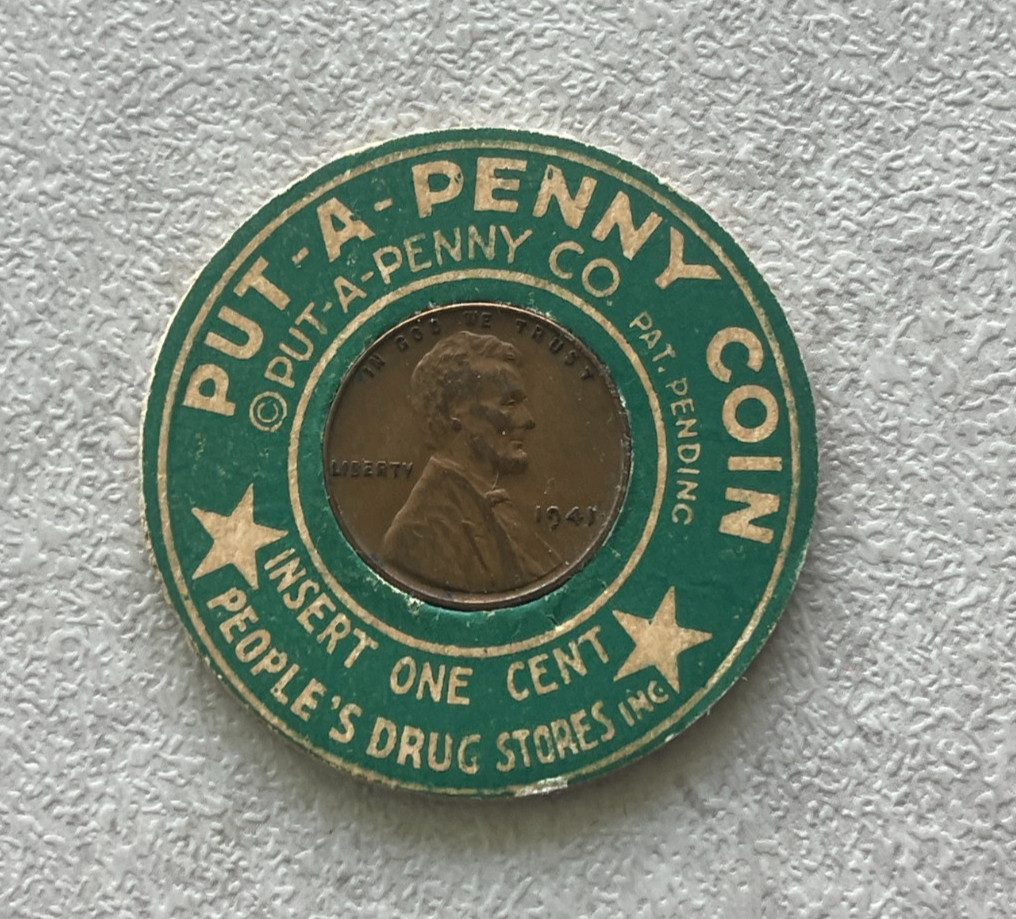 1941 Lincoln Wheat Cent - Put-A-Penny L2