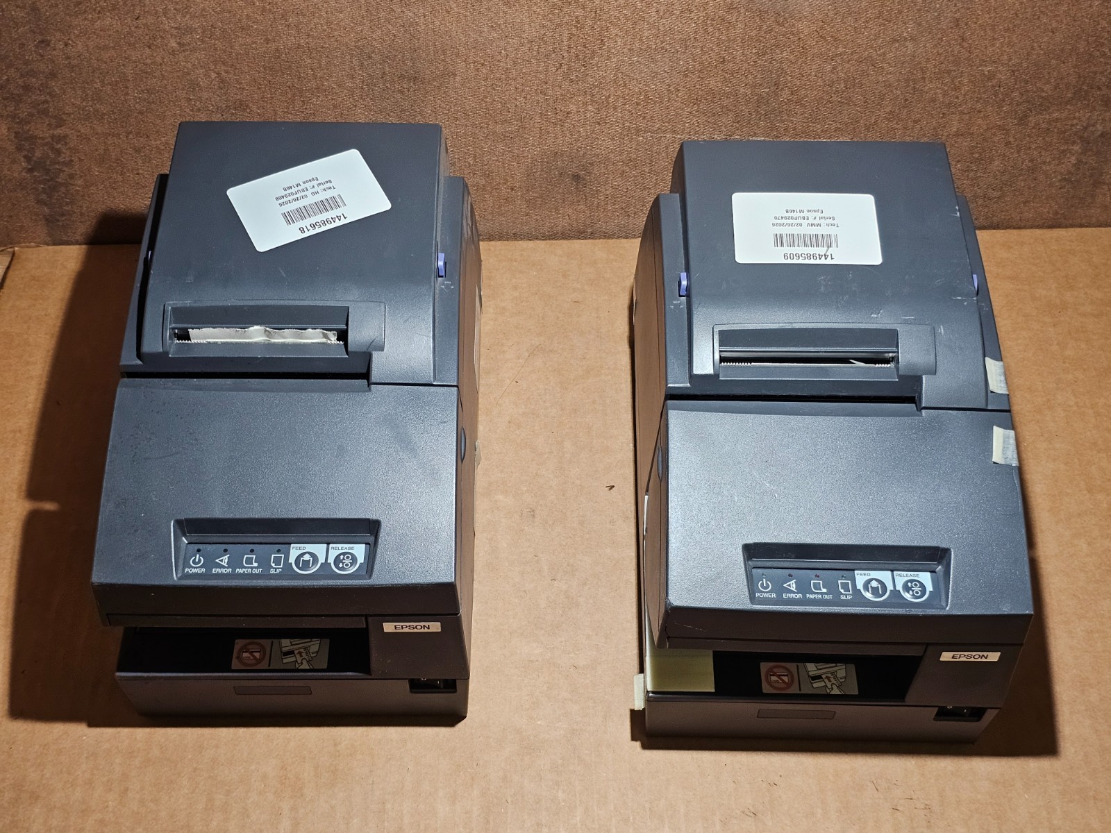 Epson TM-U675 Model M146B Receipt Printer Check Endorser USB Interface