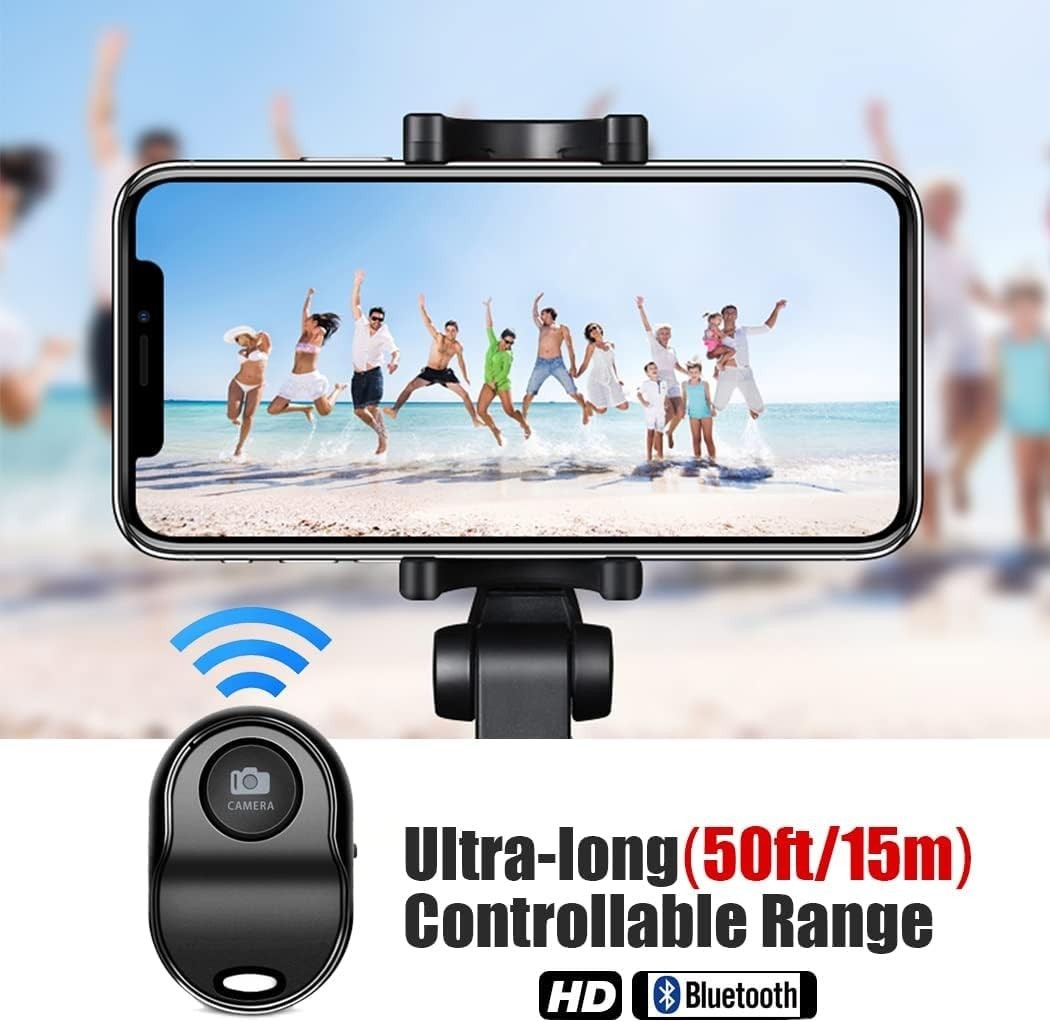 Upgraded Bluetooth 5.0 Remote Shutter for iPhone & Android Camera Wireless
