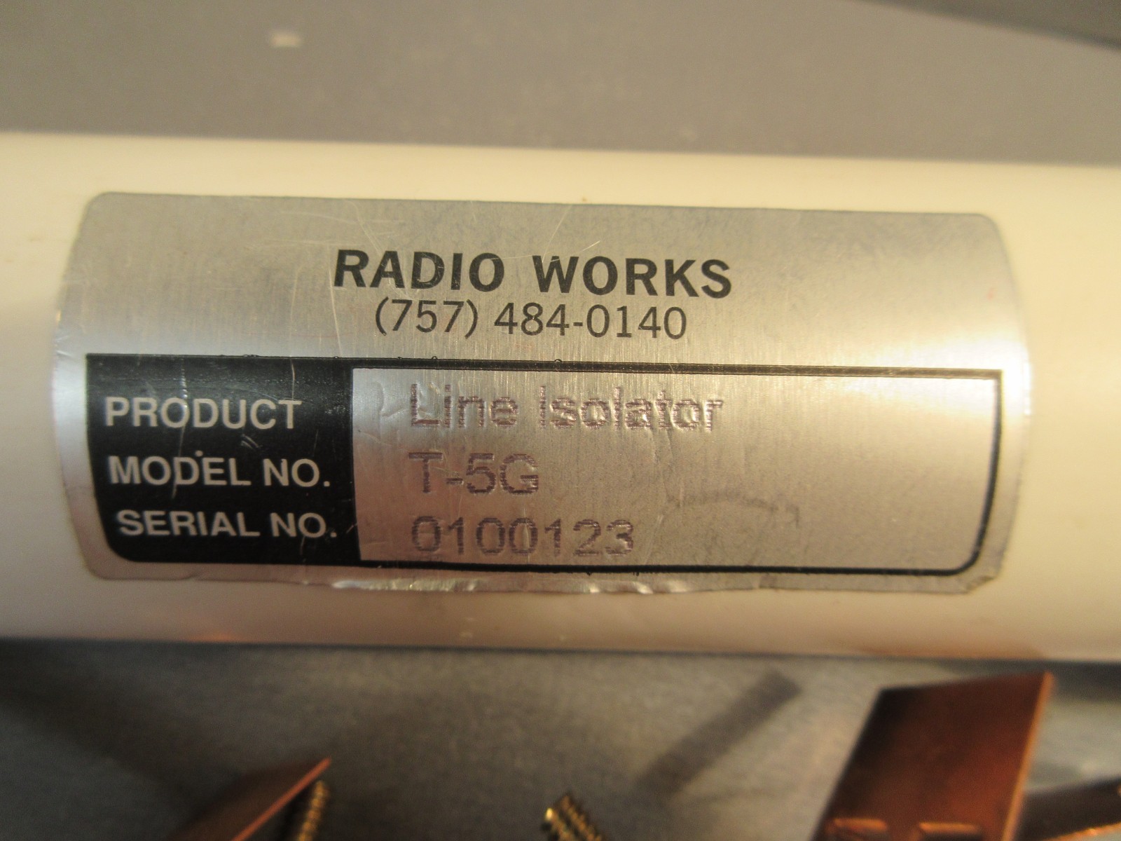 Radio Works T-5G Line Isolator