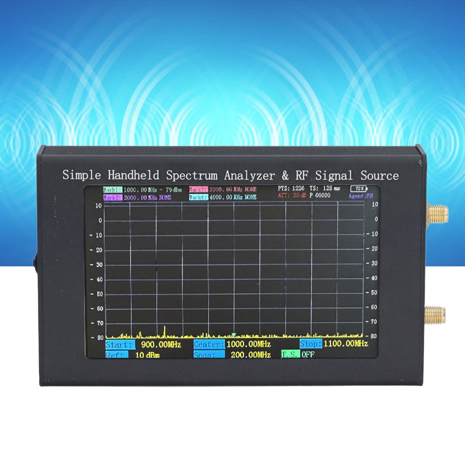Handheld Spectrum Analyzer Portable Reliable Signal Generator For RF Testing