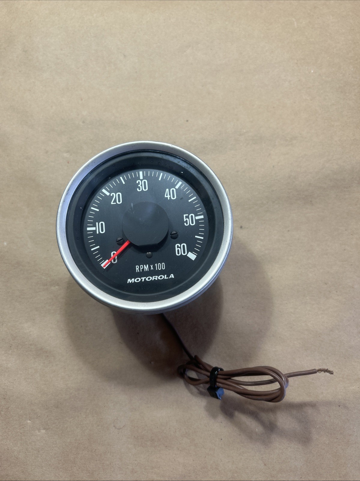 Nice VINTAGE 12V Motorola 6T8 Tachometer 6,000 RPM - NOS NEW
