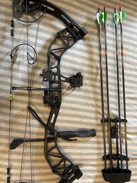 Bear Compound Bow Package – Ready to Hunt – Case, Arrows & Release Included