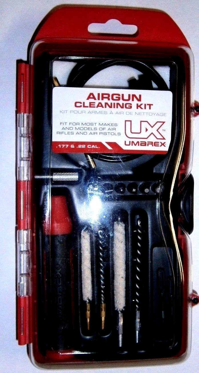 NEW Airgun Cleaning Kit for .177 & .22 Caliber Crosman Benjamin with NICE case