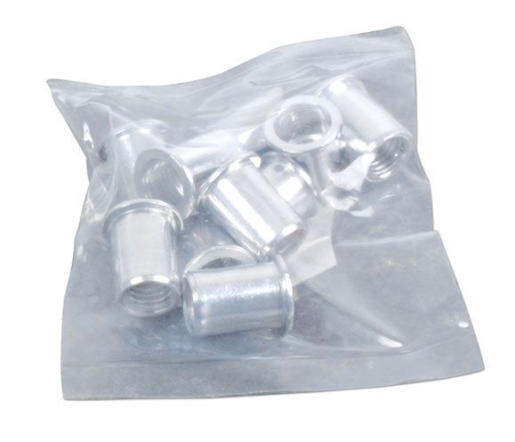 Laser 3644 Riveting 10mm Aluminium Nuts 10 piece pack M10 X 1.5