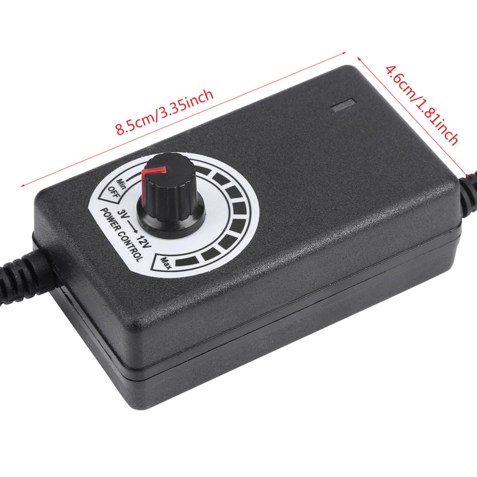 AC to DC Adapter 3-12V 2A Power Supply Motor Speed Controller Variable Speed
