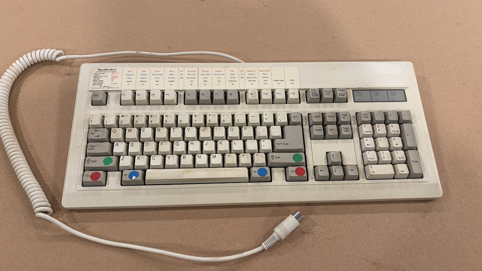NMB Technologies RT-6251T 118614-001 REV B Mechanical Computer Keyboard TESTED
