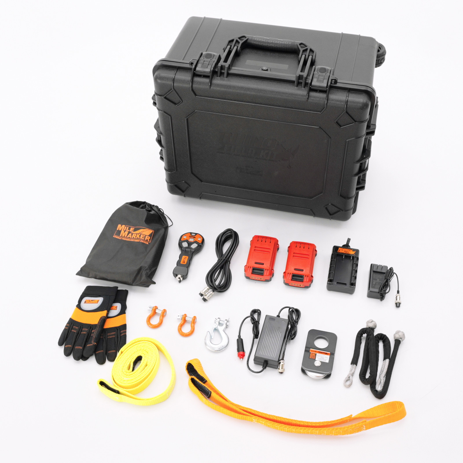 Mile Marker 19-71002LR Rhino Pull Hard Case Field Kit w/o Winch