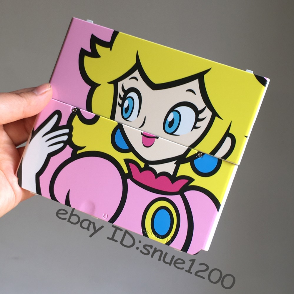 Custom Nintendo New 3DS Replacement Top Bottom Shell - Princess Peach Design Hot