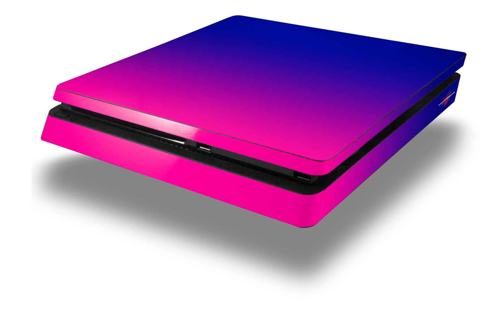 Skin for PS4 Slim Smooth Fades Hot Pink Blue Playstation 4 Console