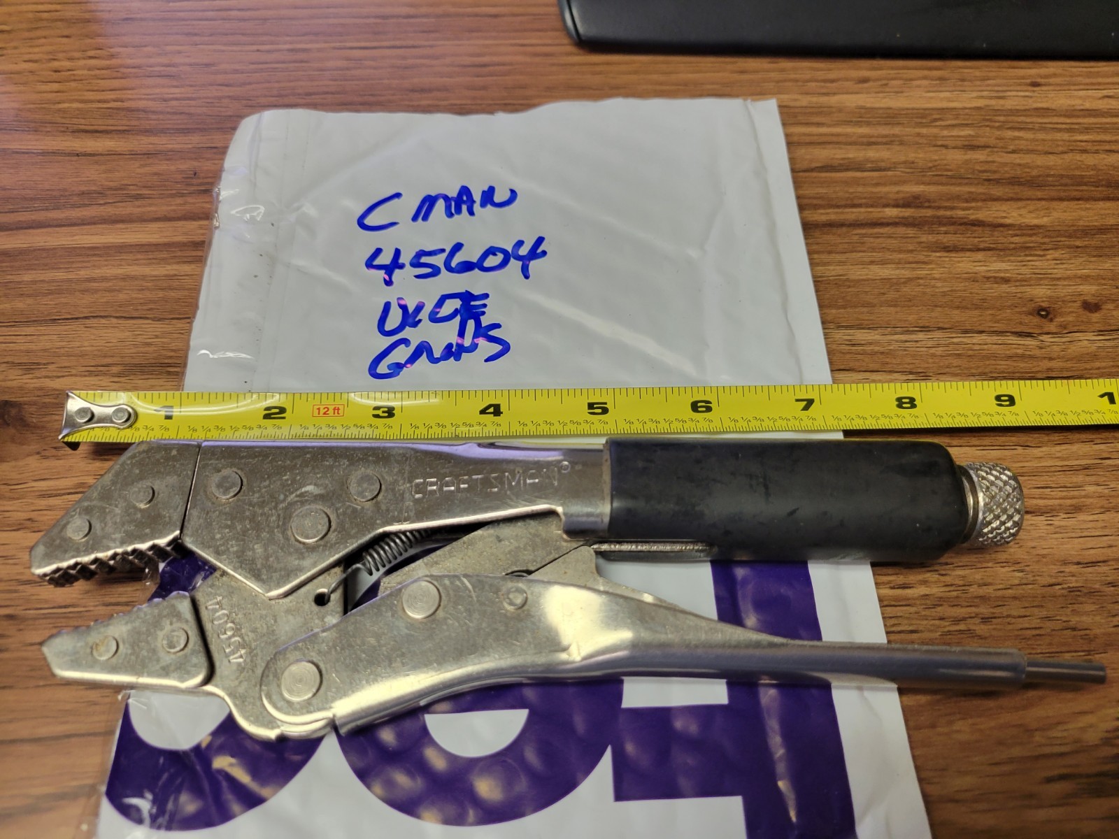 Craftsman 45604 8" Vise Grip Locking Pliers — Nice Shape