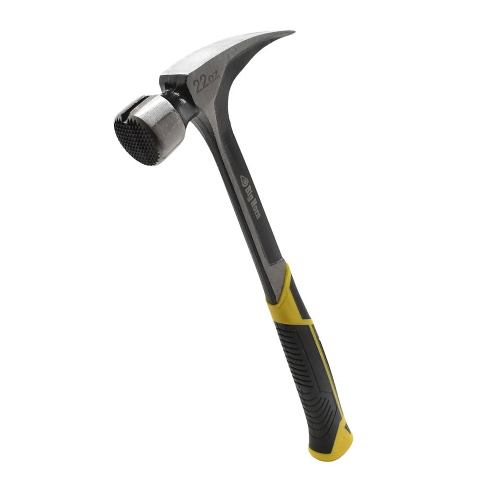 15172 22 Oz One-Piece Rip Claw Milled Face Framing Hammer with Nail Starter