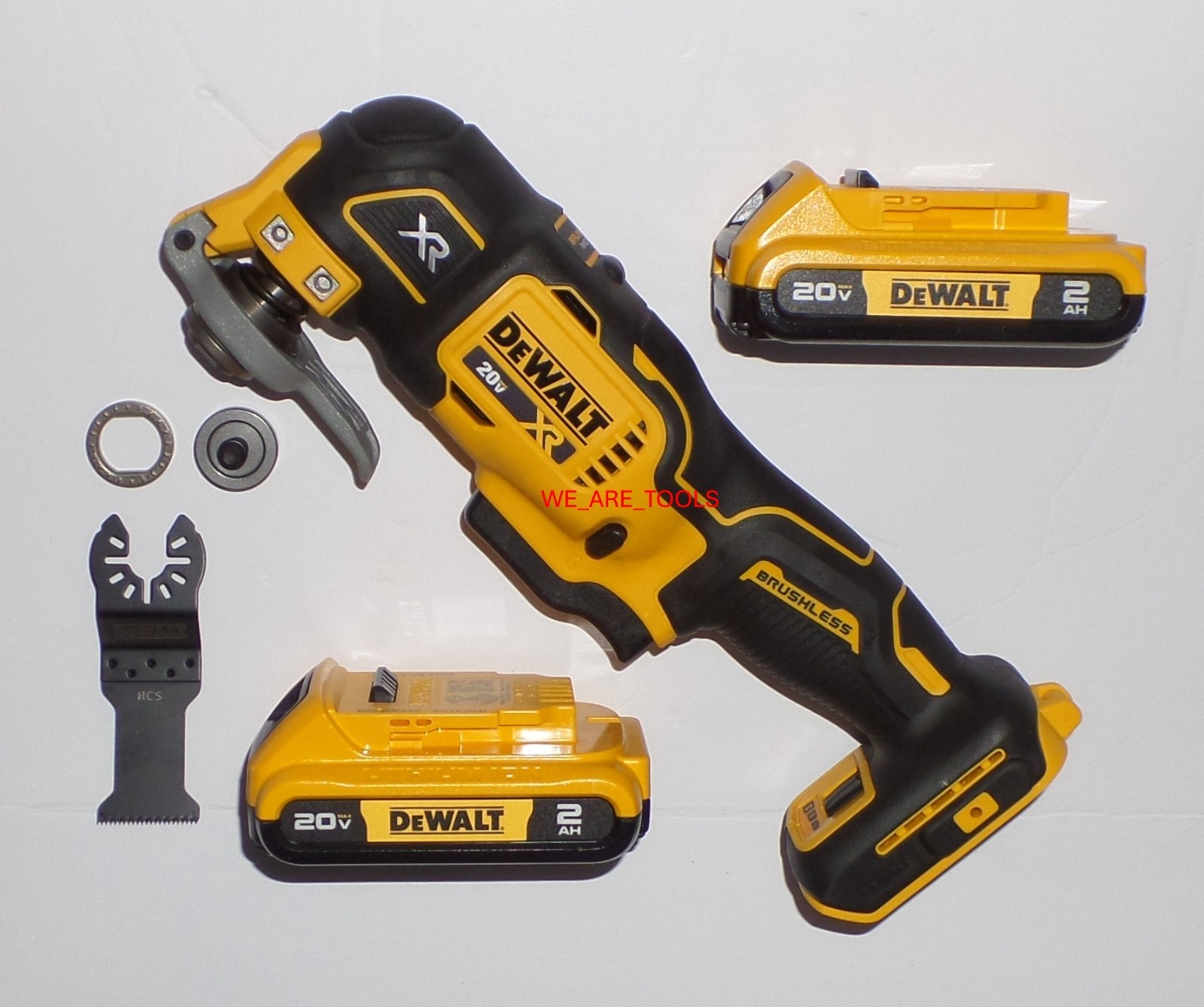 Dewalt DCS356 20V Cordless Oscillating MultiTool,  2) DCB203 Batteries, 1 Blade