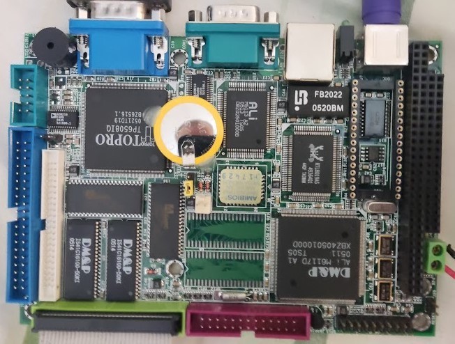 Industrial PC/104 SBC DM&P Vortex86 386SX DOS Computer CF Boot VGA RS232 Tested