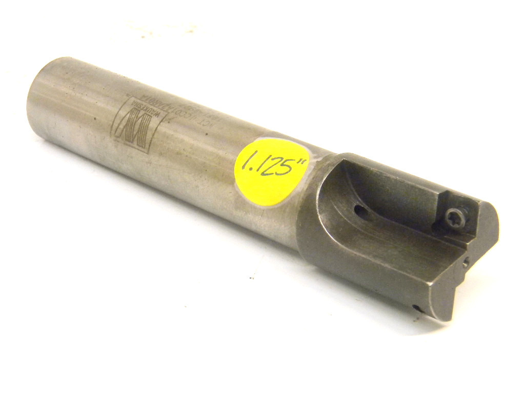 USED WAUKESHA END MILL 1.25" MILLING CUTTER CC01A2AR01A (1"-Shank)