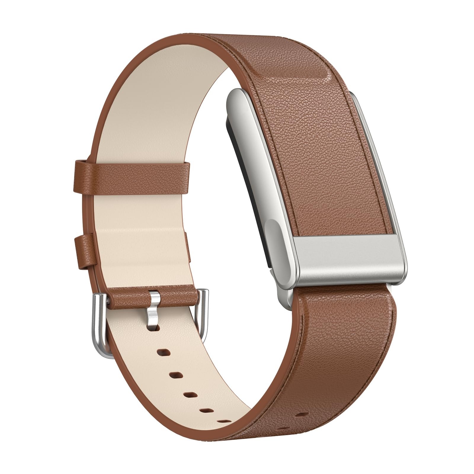 Leather Band Compatible with WHOOP 5.0/MG SportFlex - ECG Strap, Soft Adjusta...
