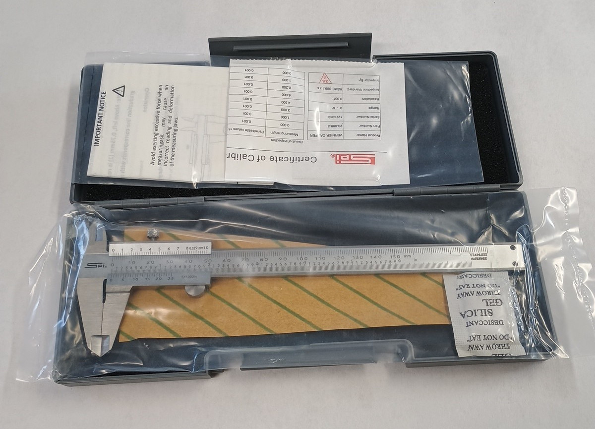 SPI 20-988-2 0-150 mm Stainless Steel Vernier Caliper