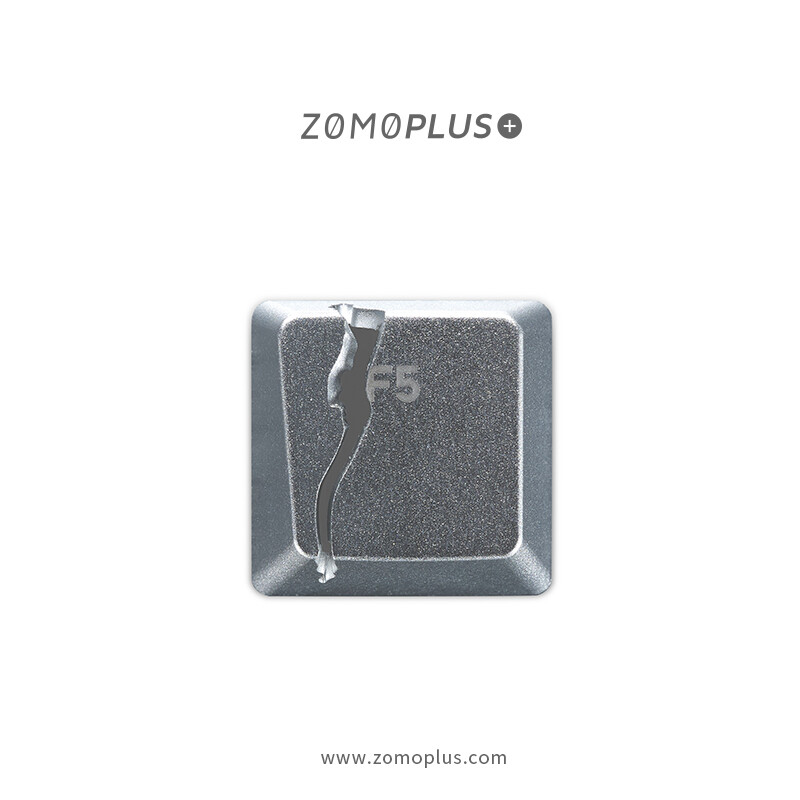 DIY Alloy Single F5 Split Keycap Key Cap Light Transmission For Cherry MX