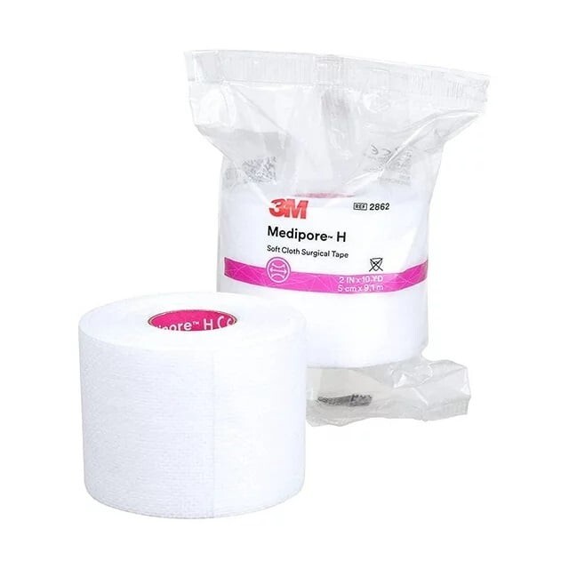3M 2862 Soft Cloth Surgical Tape 2 in. x 10 yd. (Set of 3)