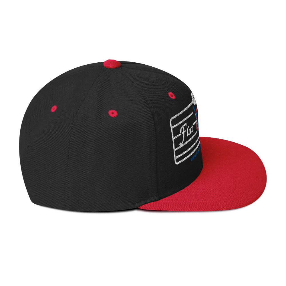 Snapback Hat - Flat Broke Ford Flathead V8