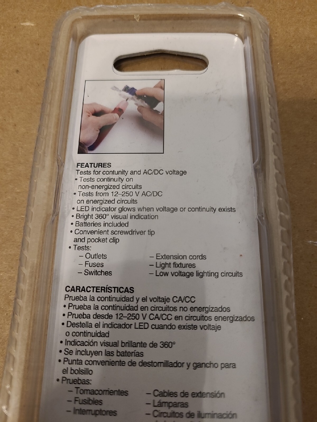 Gardner Bender GCV-3206 12-250V AC/DC Electrical Combination Screwdriver Tester