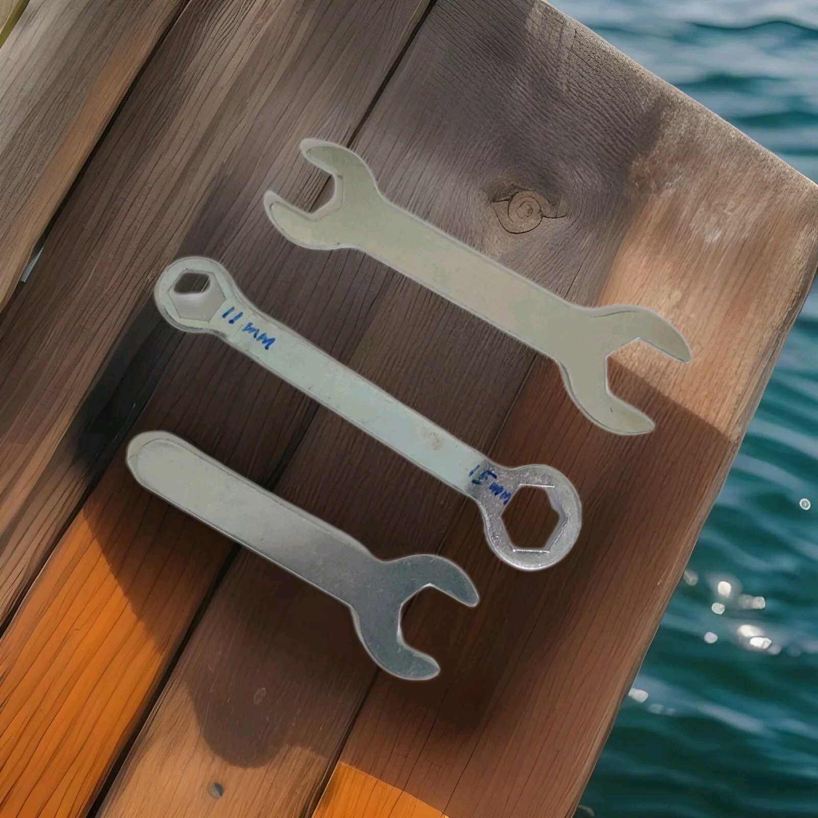 Three Simple Galvanized Keys