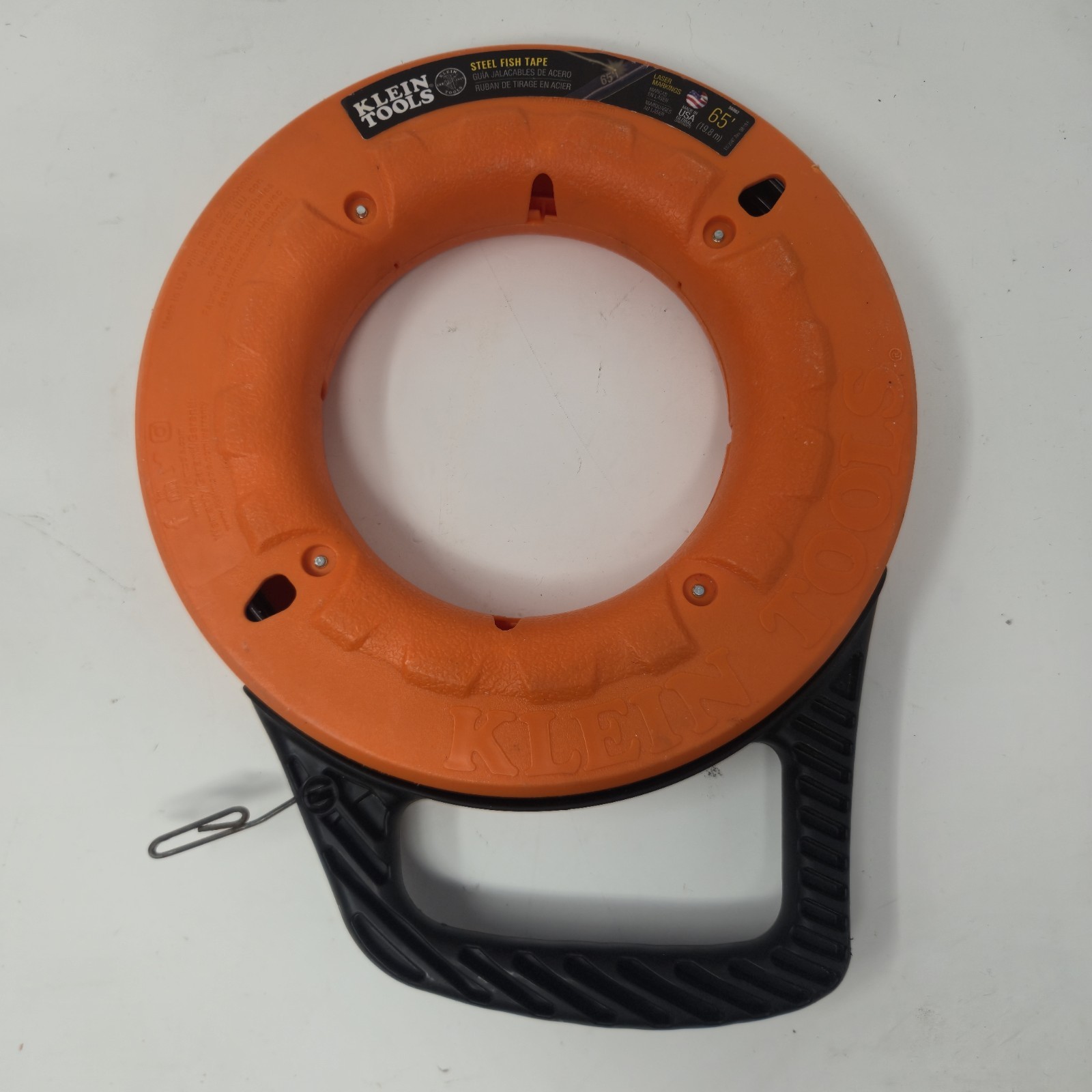 Klein Tools 56002 Electrical Fish Tape Wire Puller Steel Leader 65ft