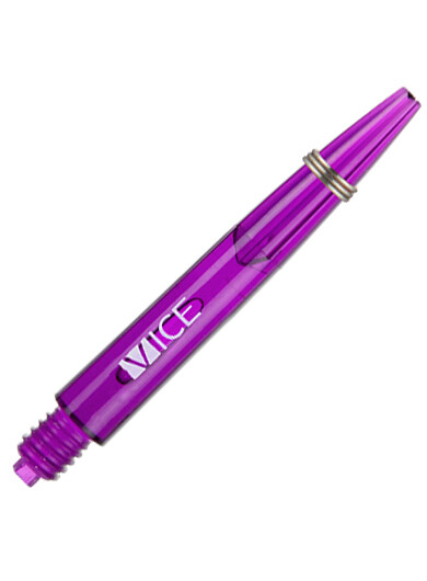 CLEAR PURPLE INTERMEDIATE ONE80 PROPLAST VICE GRIP DART SHAFTS.. 41mm