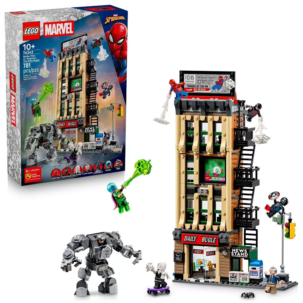 LEGO Marvel Spider-Man vs. Mysterio: The Daily Bugle 76342 (781 pieces)