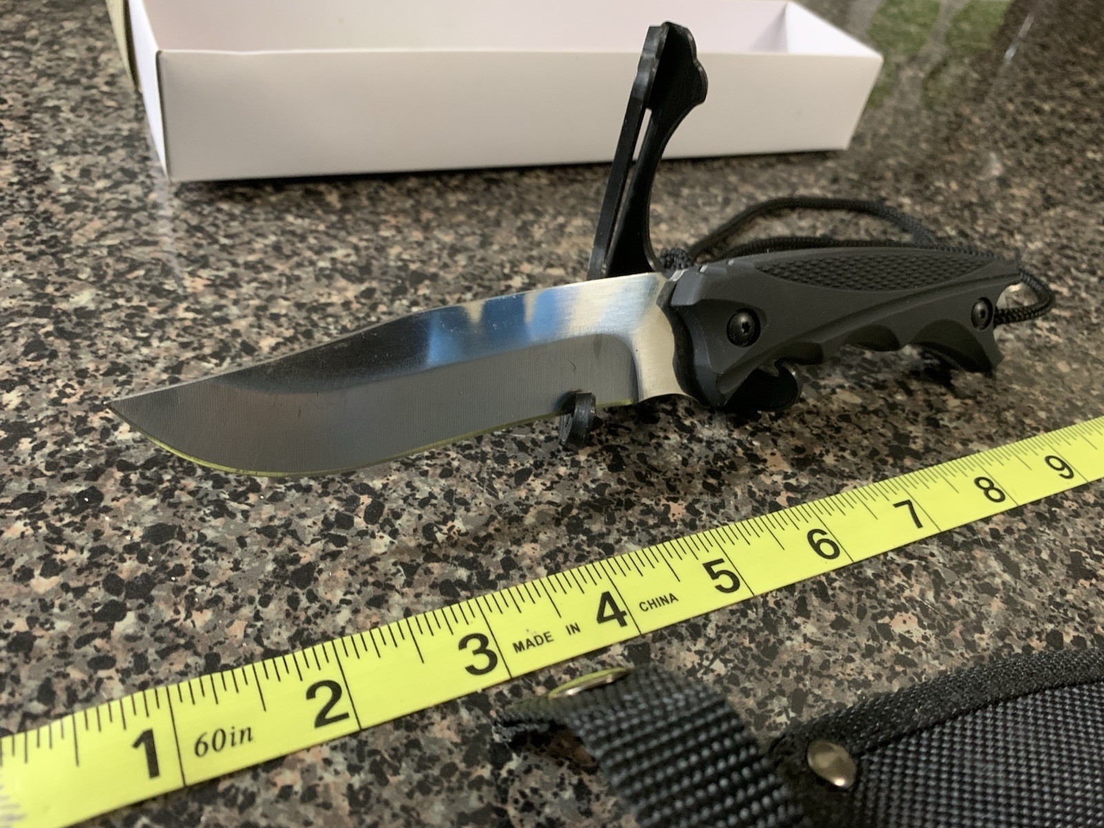 8.5 Inch Full tang Fixed Blade Knife With Sheath