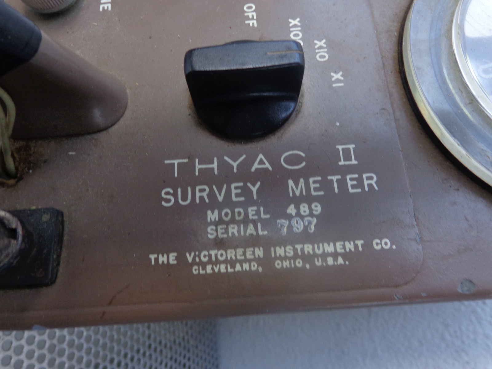THYAC II Radiation Survey Meter 489