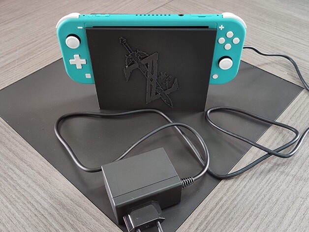 Nintendo Switch Lite Zelda-Themed Charging Dock Handheld Console Display Station
