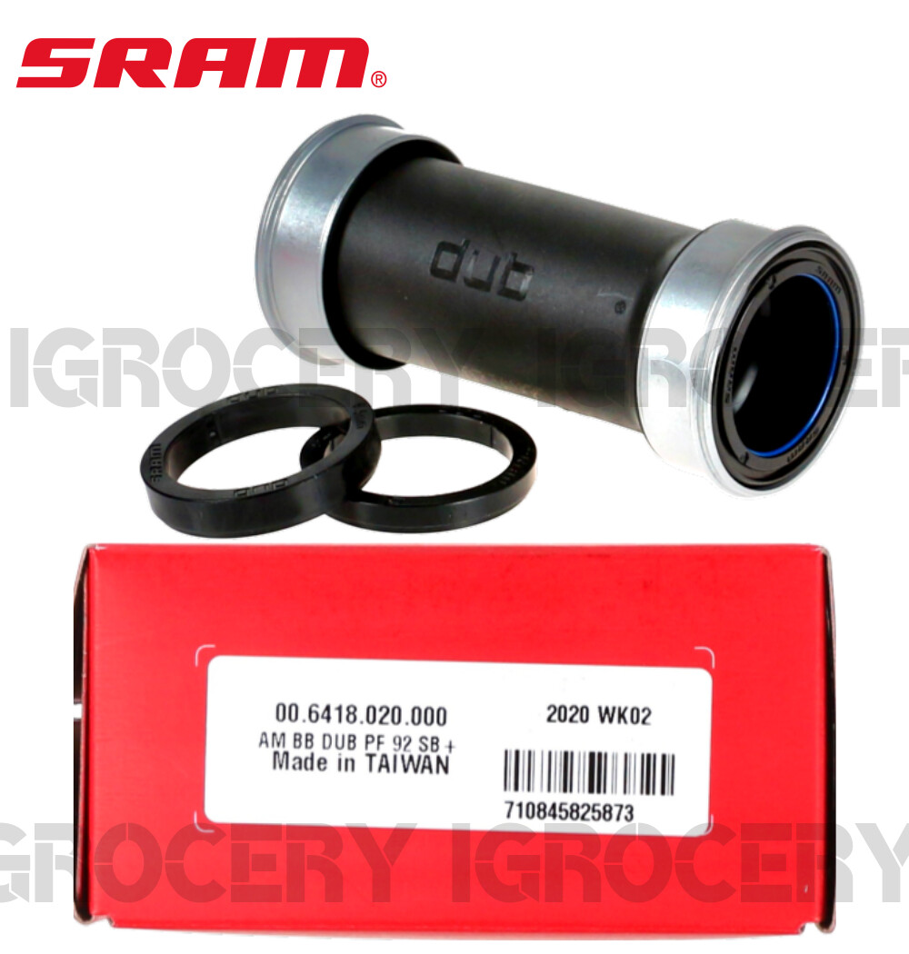 New SRAM DUB SUPER BOOST+ PRESSFIT BOTTOM BRACKET (BLACK) (BB89.5/92MM)