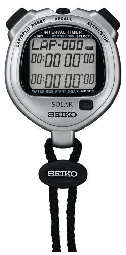 SEIKO SOLAR CHARGER STOPWATCH "SOLAR INTERVAL TIMER" SVAJ101