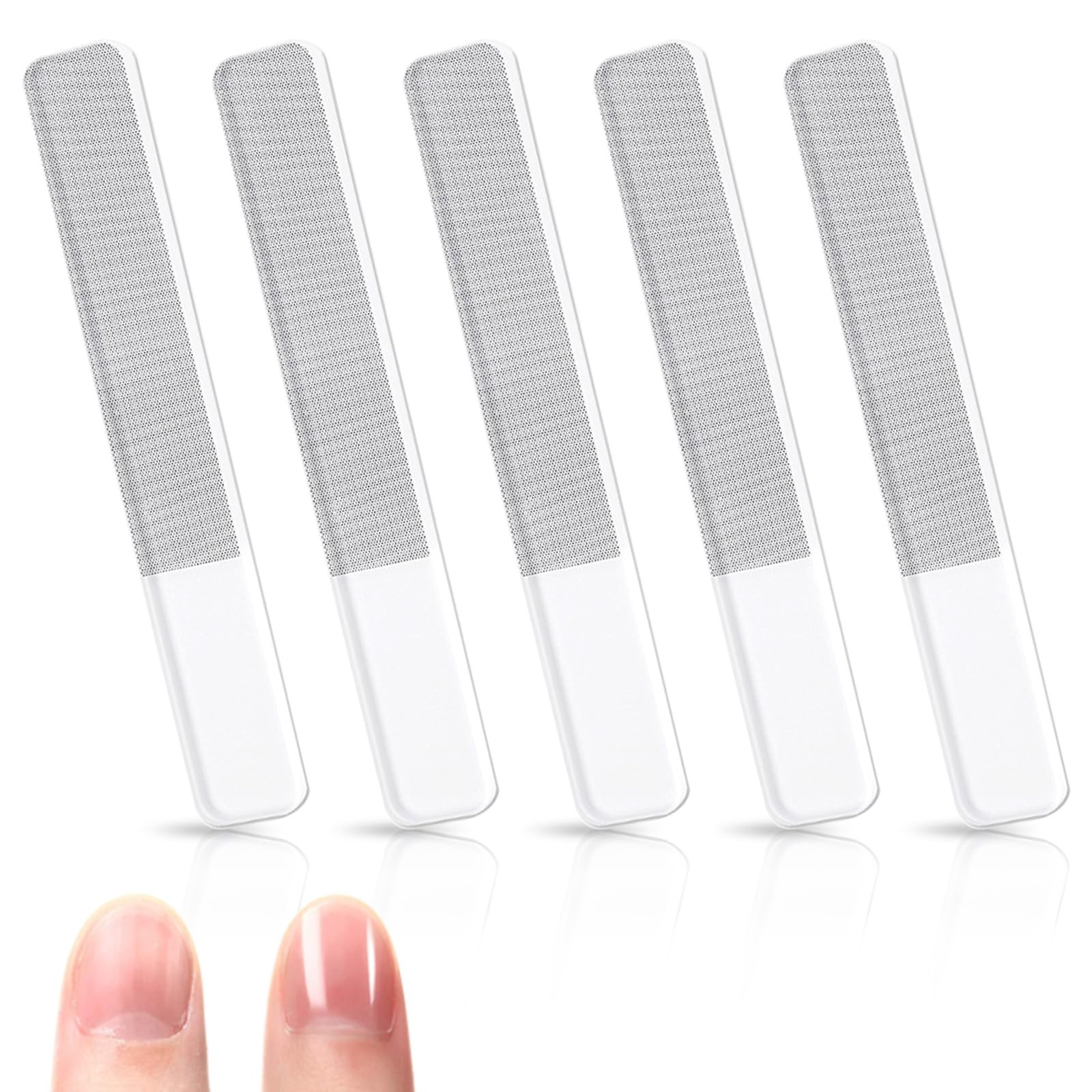 Limas Nano Shiner Limas de vidrio para uñas naturales Pulidor de cristal
