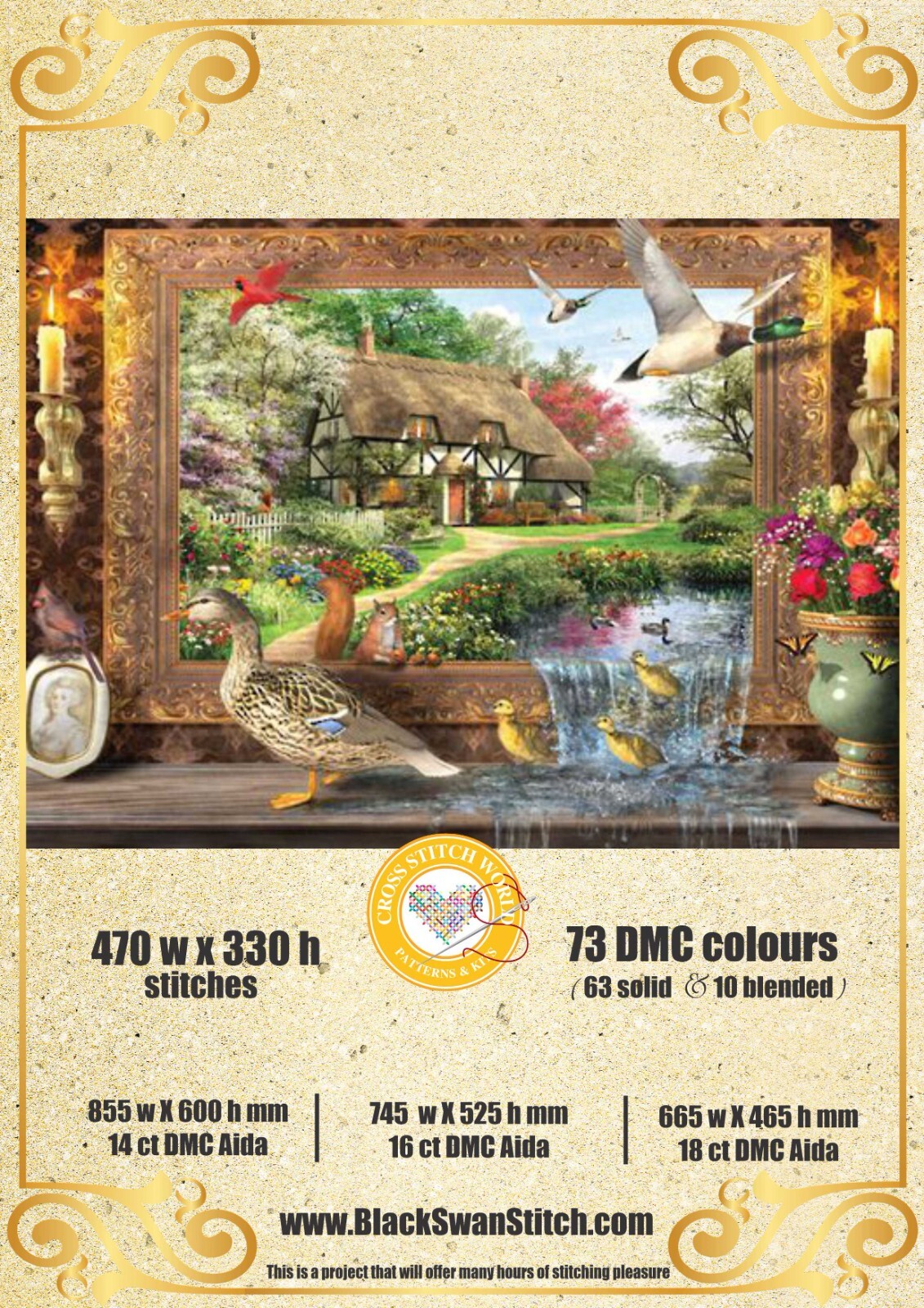 Coming to Life 457 Chart Counted Cross Stitch Pattern